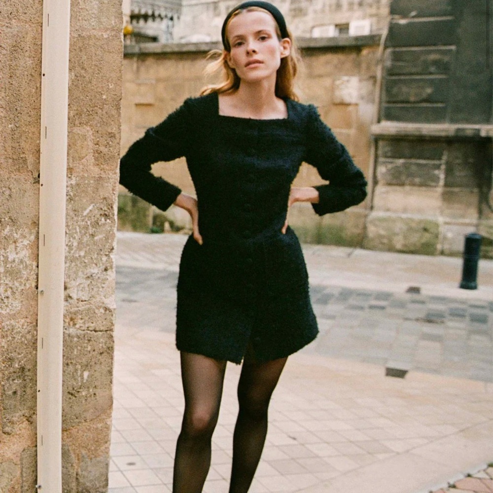 Dôen Jodie Dress in Black, Size XS
